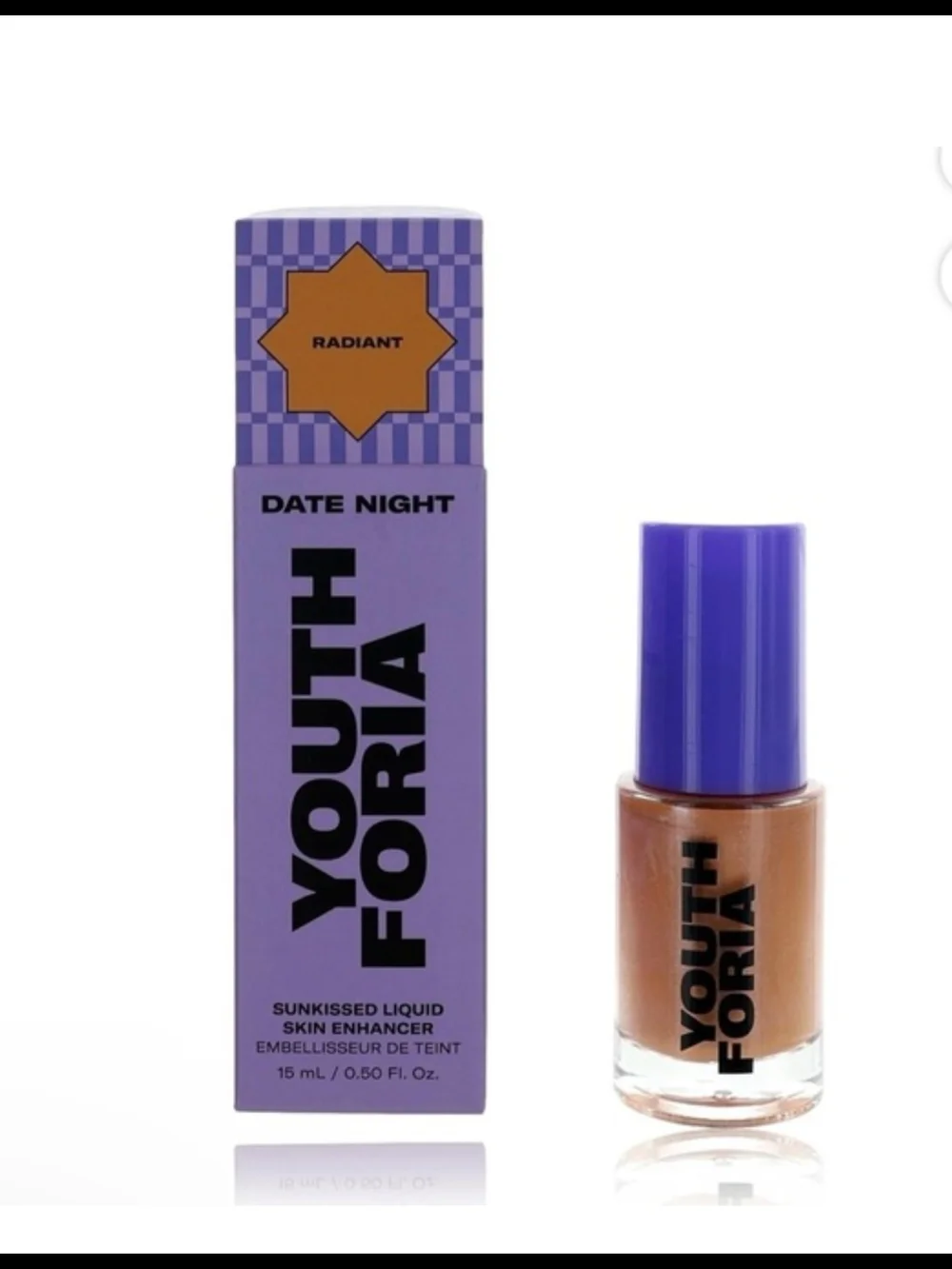 YouthForia Date Night Sunkissed Liquid Skin Enhancer - In Shade Radiant NIB